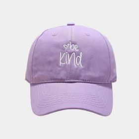 Women's Outdoor Sun Protection Hat (Option: Purple-Adjustable)